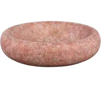 Ptmd collection PTMD Aly Red cement round bowl small