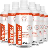 Elmex 6x Elmex Mondspoeling Anti-cariës 400 Ml
