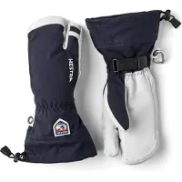 Hestra - Skihandschoenen - 3-finger Army Leather Heli Ski Navy voor Unisex - Maat 9 - Marine blauw