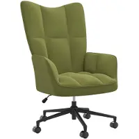 vidaXL Relaxstoel fluweel lichtgroen