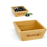 Quttin bowl 20 x 20 x 5 cm bamboe