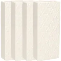 Gerimport Waterverdamper - 5x - wit - keramiek - 400 ml - radiatorbak luchtbevochtiger - 7,4 x 17,7 cm