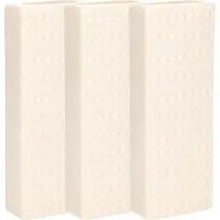 Gerimport Waterverdamper - 3x - wit - keramiek - 400 ml - radiatorbak luchtbevochtiger - 7,4 x 18,6 cm