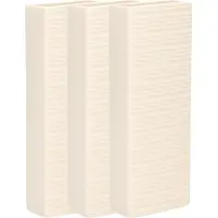Gerimport Waterverdamper - 3x - warm wit - keramiek - 400 ml - radiatorbak luchtbevochtiger - 7,4 x 18,6 cm