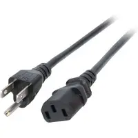 Techtube Pro Voedingskabel- C13 naar USA stekker - C13 female naar B male - 125 V /