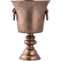 Ptmd collection PTMD Wijnkoeler Idina - 27x27x41 cm - Aluminium - Koper