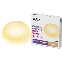 Wiz Plafondlamp Adria - Warmwit Licht - Slimme LED Verlichting - Geïntegreerde LED - 17W - Wit - Wi-Fi