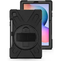 ESTUFF Defender Zaak (Galaxy Tab S6 Lite), Tablethoes, Zwart