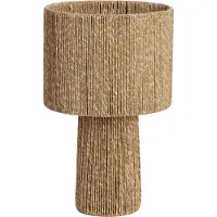 Light & Living Japandi tafellamp Pitino bruin Ø 31,5cm
