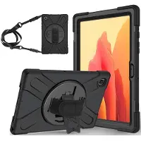 ESTUFF Samsung Galaxy Tab 10.4 (10,4 inch) Cover (Galaxy Tab A7 10.4 (2020)), Tablethoes, Zwart