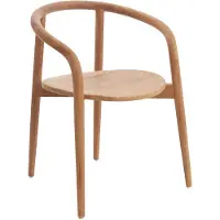 Light & Living Eetkamerstoel 59x53x74 cm PALCA hout naturel (Naturel, 53x74x74cm)