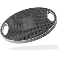 Matchu Sports - Balance board - Balans bord - Anti slip - Balance trainer - fitness - 41 cm diameter - Zwart