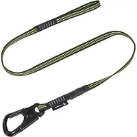Crewsaver Safety Rope With Carbiner 1.5 M Groen