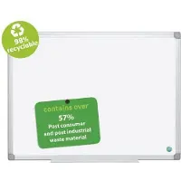 BI-Office Earth Whiteboard Wandmontage Magnetisch Keramiek Eenzijdig 150 (B) x 100 (H) cm