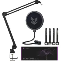 Sensic SA 10 Microfoon Arm met Popfilter - Microfoon Standaard - Boom Arm - Statief - Extra lang
