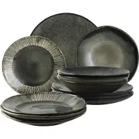 Dutch rose Organic set 12 delig servies groen
