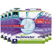 Bison 6x Vochtvreter Turbo Tab Lavendel 100 Gr