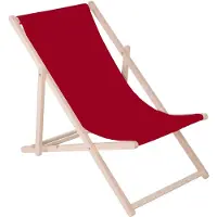 Springos Wooden Lounger Bruin