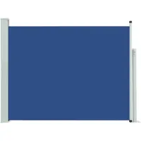 vidaXL Tuinscherm uittrekbaar 140x500 cm blauw