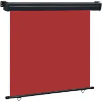 vidaXL Balkonscherm 175x250 cm rood