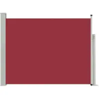vidaXL Tuinscherm uittrekbaar 140x500 cm rood