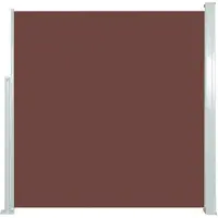 vidaXL Windscherm uittrekbaar 140x300 cm bruin