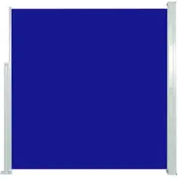 vidaXL Windscherm uittrekbaar 140x300 cm blauw