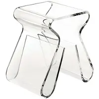 SmartaSaker Magino badkamerkruk 42x29x43cm Acryl Transparant 322720-165