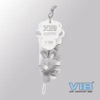 Vib - Speenkoord Konijn - Grijs - Babykleertjes - fopspenen - fopspeen - Rammelaars - baby cadeau - zwangerschap aankondiging