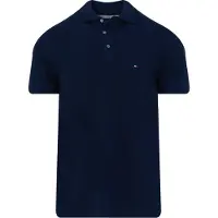 Tommy Hilfiger Shirt 'CORE 1985 SLIM POLO' navy / vuurrood / wit