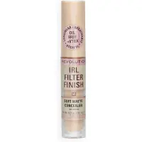 Revolution IRL Filter Finish Concealer, Medium tot volledige dekking, matte finish, C2, lichte huidtinten, 6 g