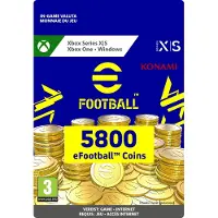 eFootball 2022: eFootball Coin 5800 - Xbox Series X|S/Xbox One/Win10 - Currency