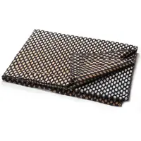 David Fussenegger plaid DECO fishnet 130x200cm zwart