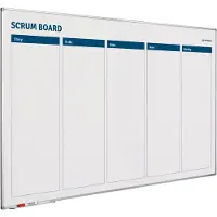 Smit Visual Whiteboard Scrum verbeterbord - 120x200 cm