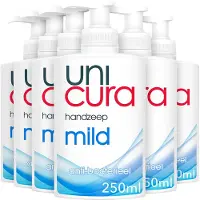 Unicura 6x Antibacteriële Handzeep Mild 250 Ml