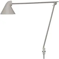 Louis Poulsen NJP bureaulamp Lichtgrijs, pin, 3000k