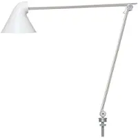 Louis Poulsen NJP bureaulamp Wit, pin ø40 cm, 3000k