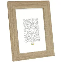 Deknudt Fotokader afgewerkt in een naturelle houtkleur 30x30 S49BH1
