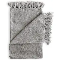 Zo! Home Plaid Ciniglia Dark Grey - 100% Polyester - 140 x 200 cm