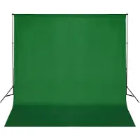vidaXL Achtergrondsysteem 600x300 cm groen