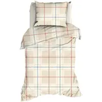 Romanette Dekbedovertrek Rubik Sand Katoen-140 x 200 / 220 cm | 1-Persoons