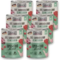 Mac'S Kattenvoer Natvoer Blik - 99% Eend, Konijn en Rund - 6 x 800g