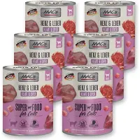 Mac'S MAC’s Kattenvoer Natvoer Blik - 98,8% Hart & Lever - 6 x 800g