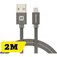 Swissten Datakabel Textiel USB / Lightning 2.0 M