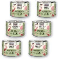 Mac'S Kattenvoer Natvoer Blik 95,8% Lam & Kalkoen 6 x 200g