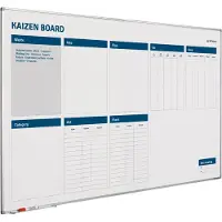 Smit Visual Whiteboard Kaizen verbeterbord - 90x120 cm