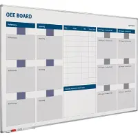 Smit Visual Whiteboard OEE verbeterbord - 100x150 cm
