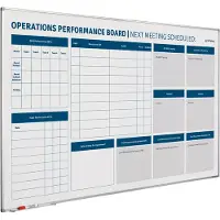 Smit Visual Whiteboard Proces verbeterbord - 100x100 cm