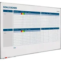 Smit Visual Whiteboard Doelstellingen verbeterbord - 100x150 cm