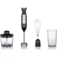 Melissa Staafmixer set - 600W - Hakmolen Garde en Maatbeker - 16210069 - Zwart RVS